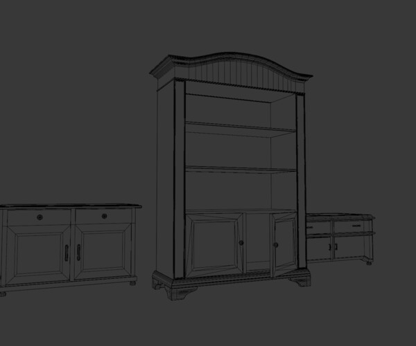 ArtStation - Furniture Set 3D Model | Game Assets