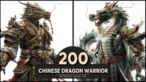 Chinese Dragon Warrior 4K Reference/Concept Images