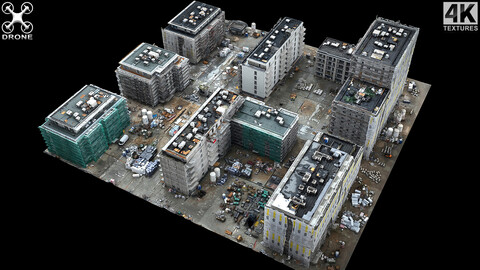 construction-site cityblock buildings photogrammetry