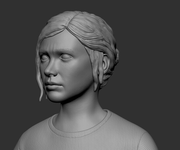 Artstation Ellie The Last Of Us 3d Print Stl Resources