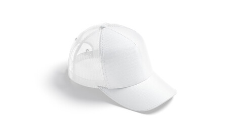 White Trucker Hat - sport mesh baseball cap