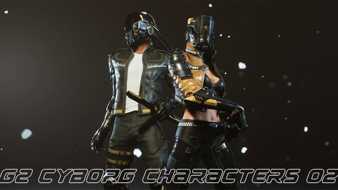 G2: Cyborg Characters 02 (Unity version)