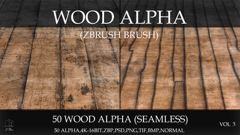 50 WOOD ALPHA (SEAMLESS) -VOL 3