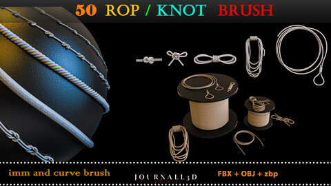 50 rope and knot brush