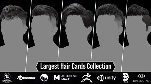 Alma Studio Massive Sale - 90% Discount - Only For This Week / 130 Hair Cards