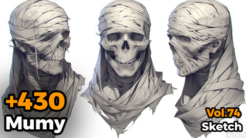 +430 Mummy Sketch Reference(4k)