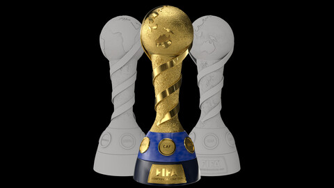 Confederations Cup Trophy 3D model Files