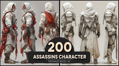 Assassins Character 4K Reference/Concept Images