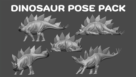 Dinosaur Pose Pack 04