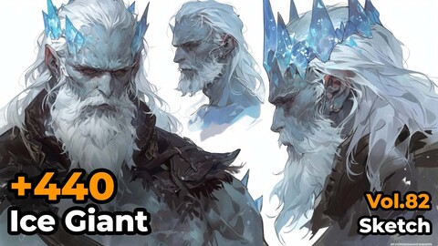 +440 Ice Giant Sketch Reference(4k)