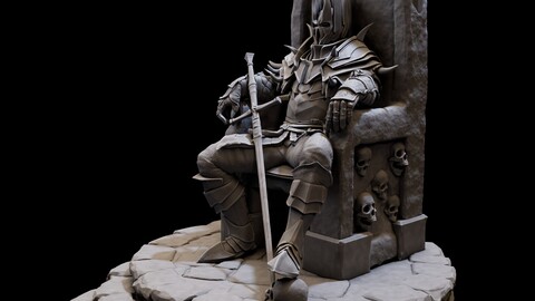 Death Knight 3d print ready