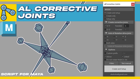 al Corrective Joints — script for Maya