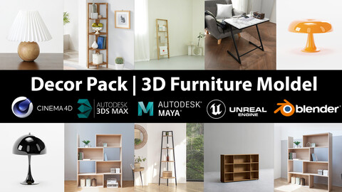 Decor Pack | 10 Models furniture vol 30