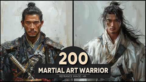 Martial Art Warrior 4K Reference/Concept Images