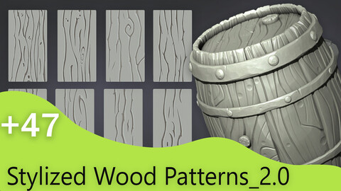 Stylized_Wood Patterns_2.0