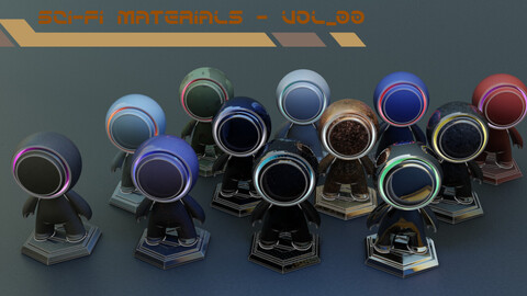 Seamless Sci-Fi Materials Vol_00