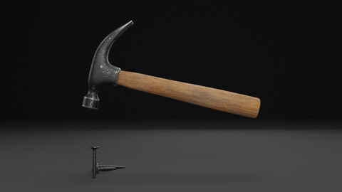 Hammer Animated 3D Model