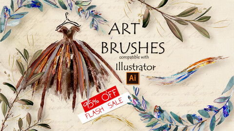 [95% OFF] Illustrator Art Brushes