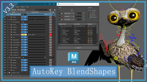 Auto Map BlendShape Attributes to Set-Driven-Keys