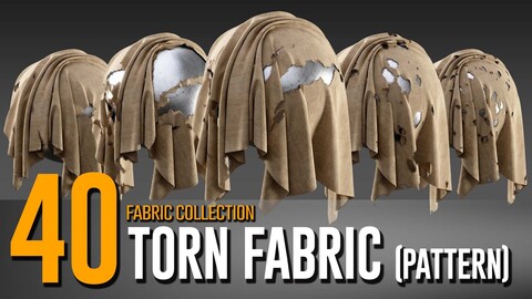 40 Torn fabric  Collection- VOL 04