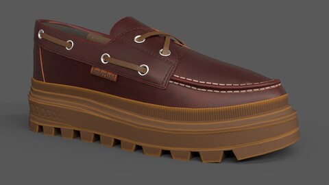 Timberland Ray City EK Boat Shoes Brown Low-poly