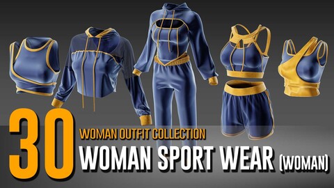 30 Woman's Sport Wear Collection- VOL 10