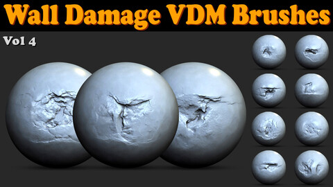 Wall Damage VDM Brushes Vol 4