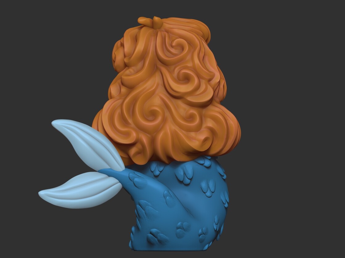 ArtStation - Busty Mermaid 3D print model | Resources