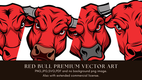 Red Bull Premium Vector Art Logo