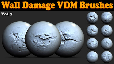 Wall Damage VDM Brushes Vol 7