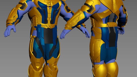 THANOS ARMOR FOR 3D PRINTING