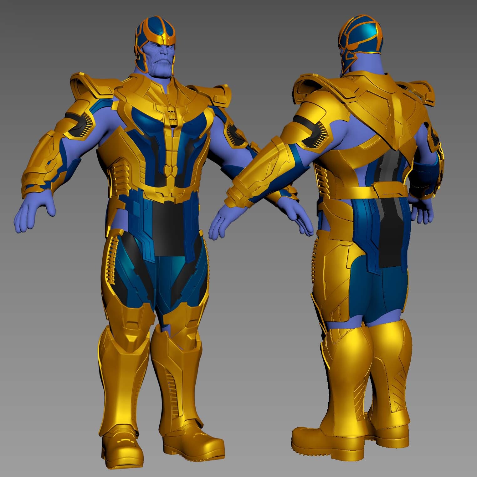 Artstation - Thanos Armor For 3d Printing 