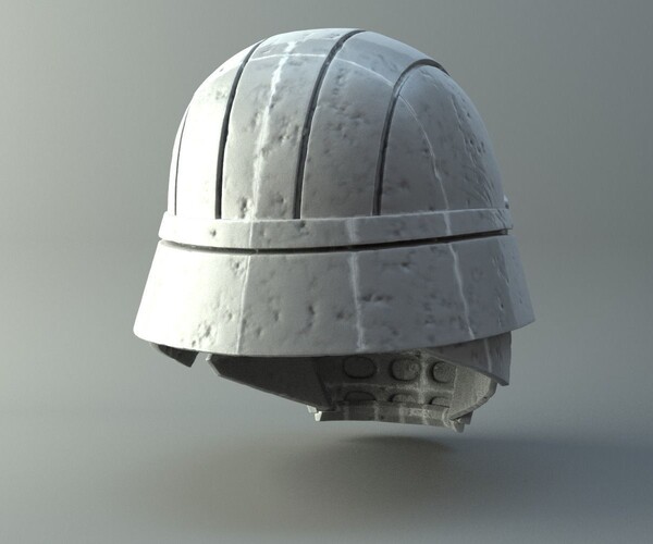 ArtStation - Star Wars Rogue helmet Damaged Knights of Ren | Resources