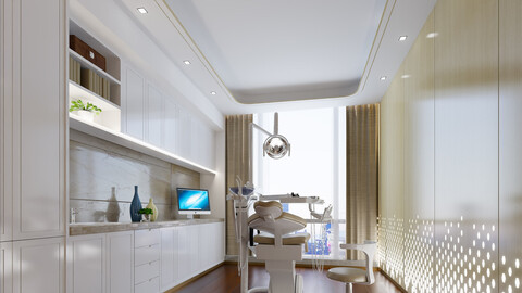 3D Scenes Dental Clinic interior design