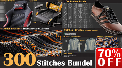 300 Stitches Bundel - 70% OFF