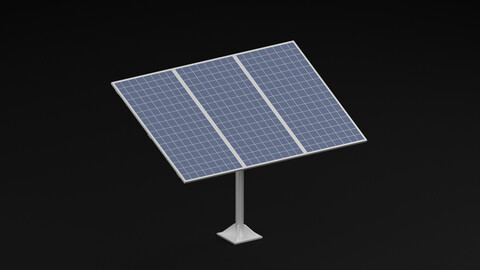 Solar Panel 3D Model