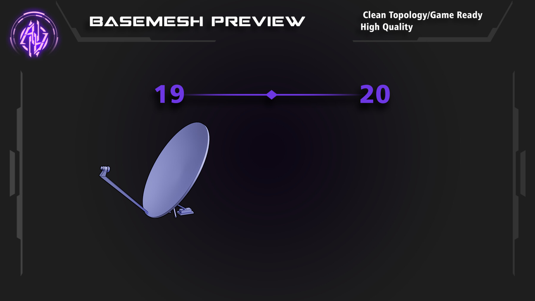 ArtStation - Satellite Antenna | Game Assets