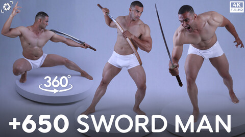 +650 Sword Man References Pictures - Vol 03