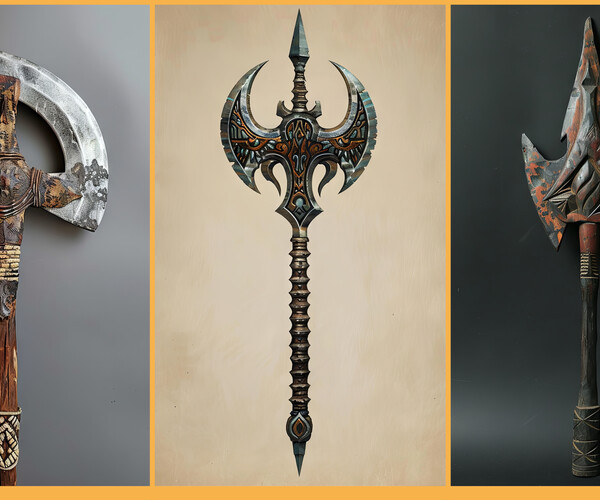 ArtStation - 303 Tribal Weapon | Artworks