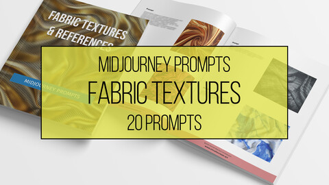 Fabric Textures - References and Prompts for Midjourney (PDF Guide)