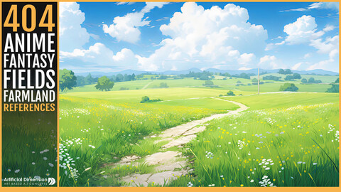 404 Anime fantasy fields and farmland