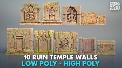 Ruin Temple Walls - 240630