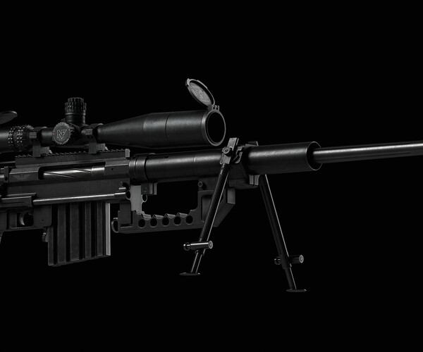 ArtStation - M200 Cheytac Intervention (Game Ready - Sniper) | Game Assets