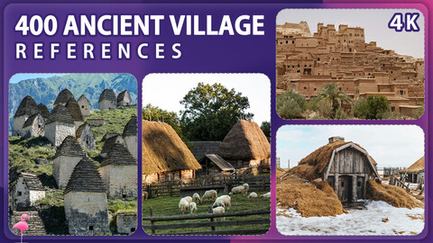 400 Ancient Village Reference Pack – Vol 2