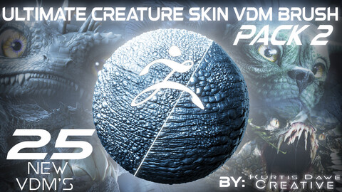 Ultimate Creature Skin, Bumps, Wrinkles VDM *PACK 2*