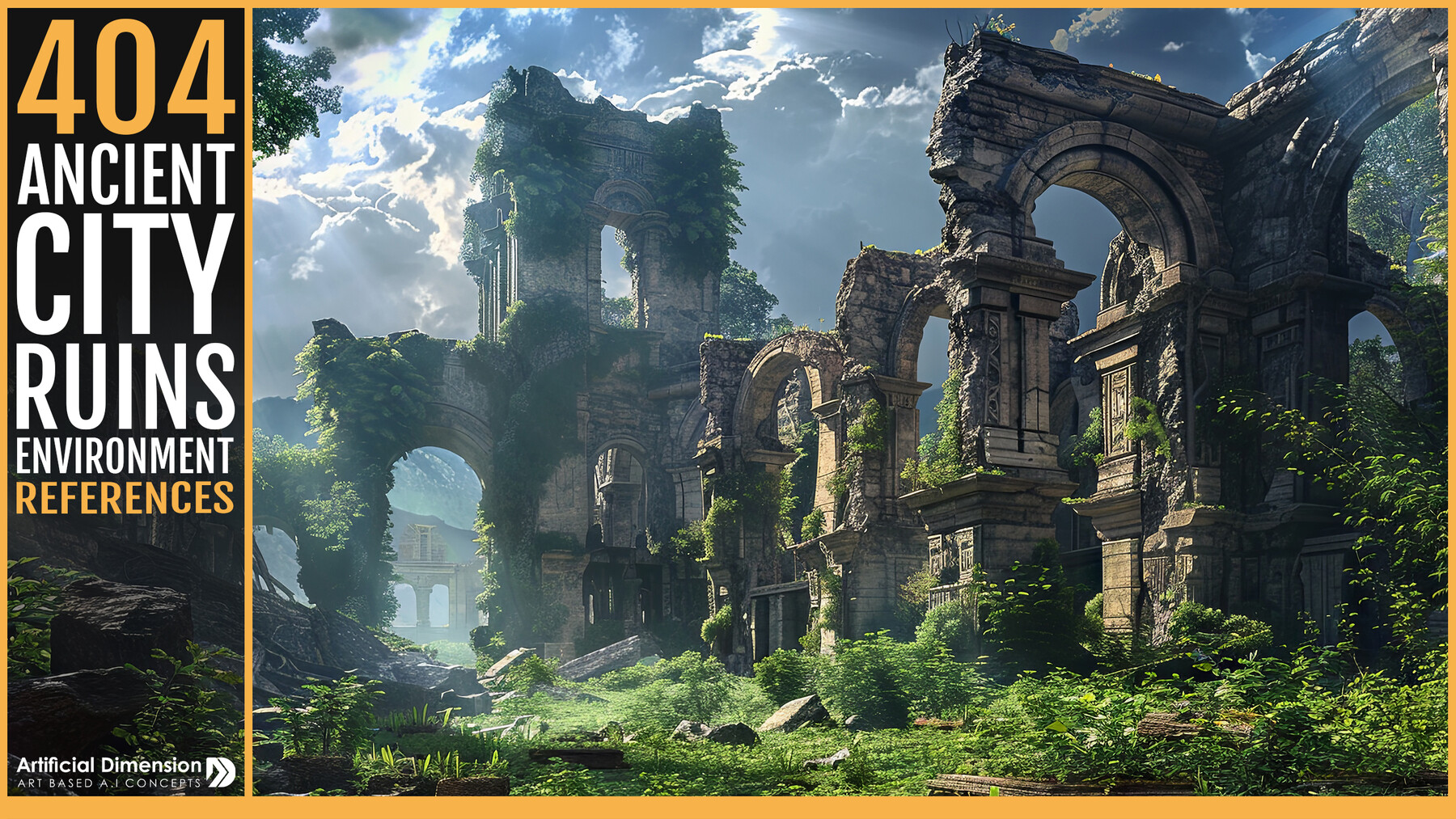 ArtStation - 404 Ancient City Ruins environment | Artworks