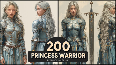 Princess Warrior 4K Reference/Concept Images