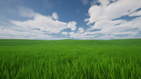 Unreal Engine - Nanite Stylized Grass Demo