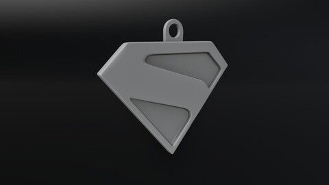 New Superman Logo Keychain