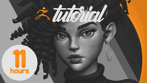 Curly Hair Girl - Tutorial